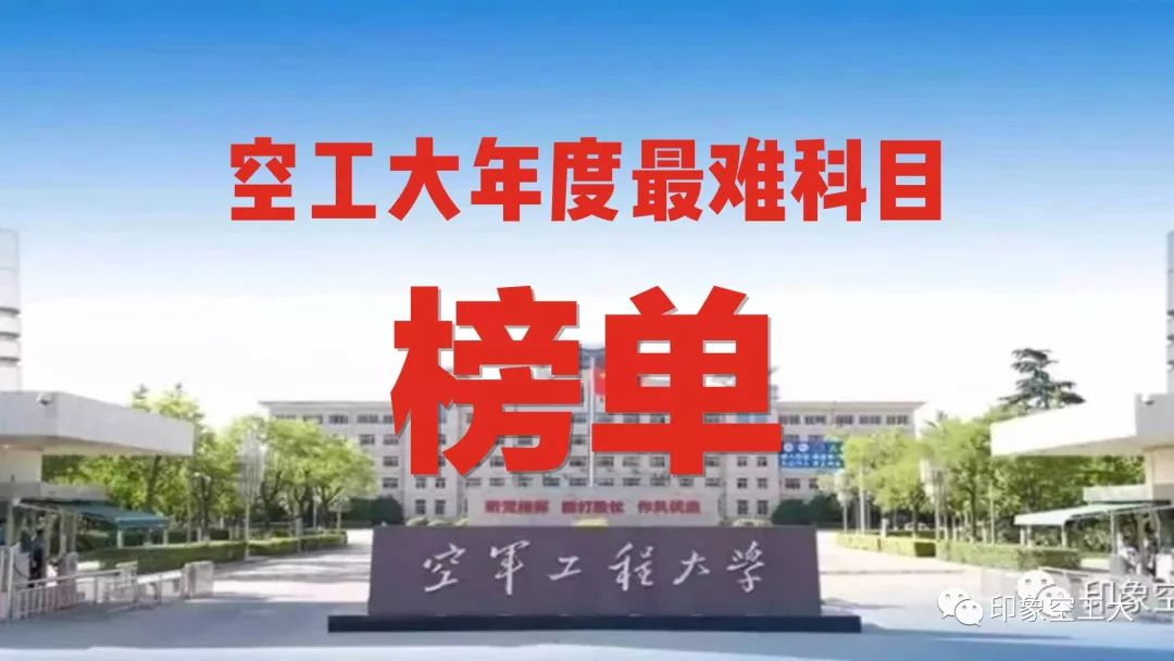 我们到了美国国家航空航天大学年度最难科目的名单