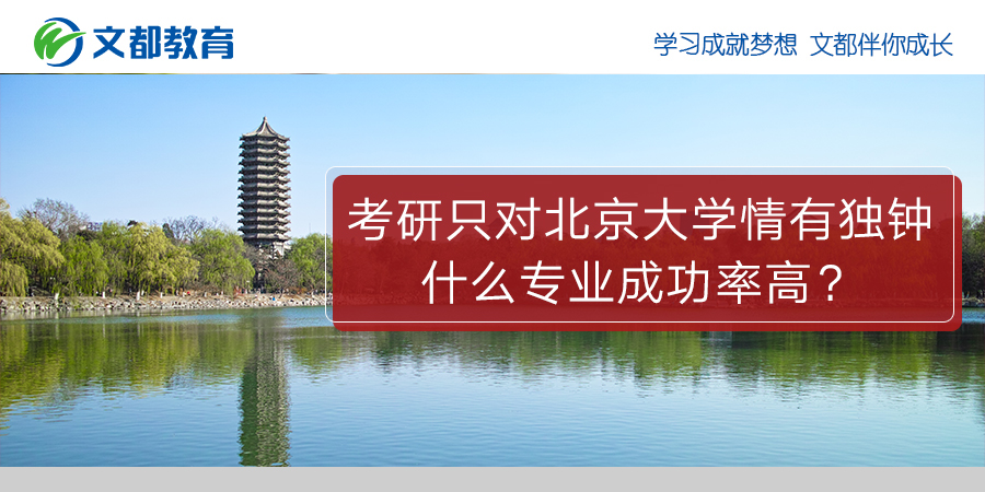 考研只对北京大学有好感哪个专业成功率高