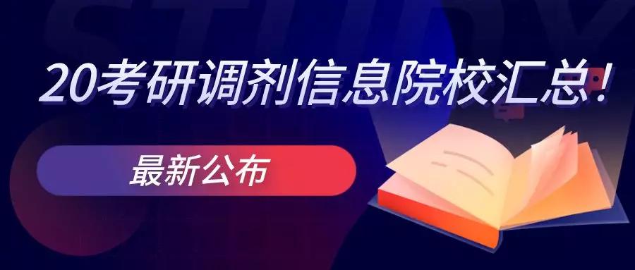 2020年研究生入学考试调整信息这些学院和大学更新交换公告